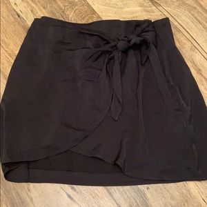 Black Wrap Skirt